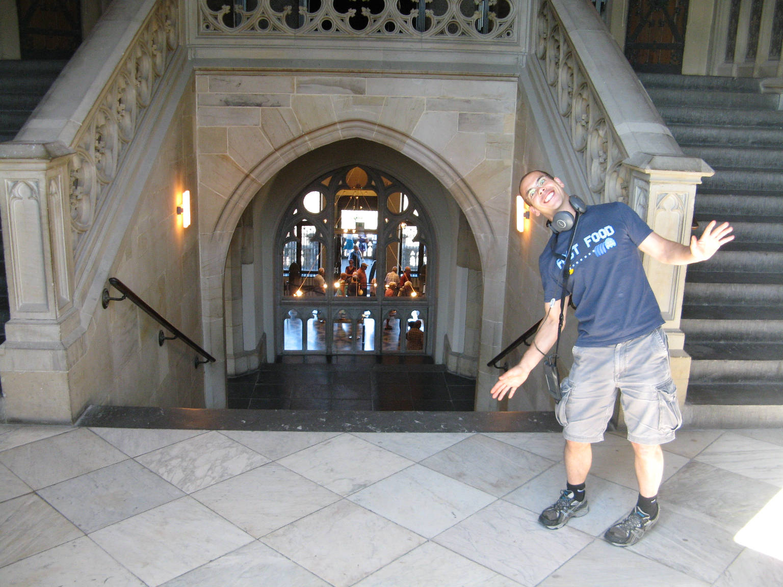 The staircase